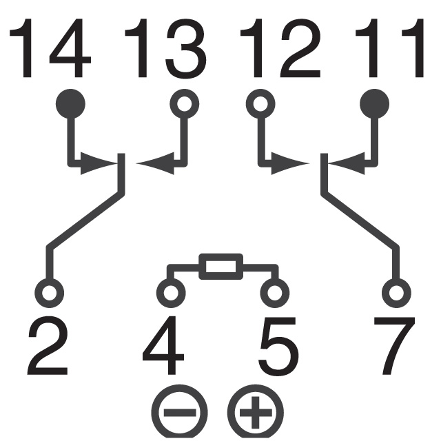 NC2D-DC24V Panasonic Electric Works  Power Relays Over 2 Amps